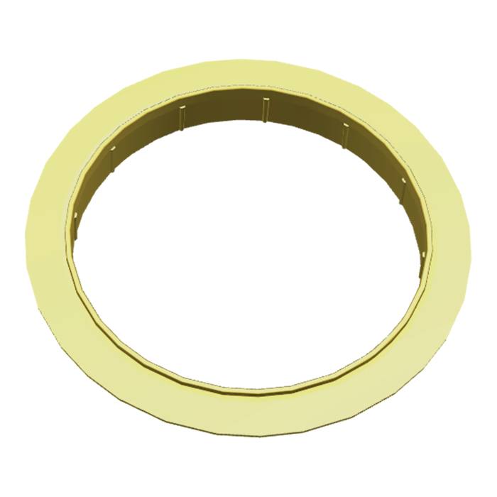 Abdeckring, Dampf, schwarz