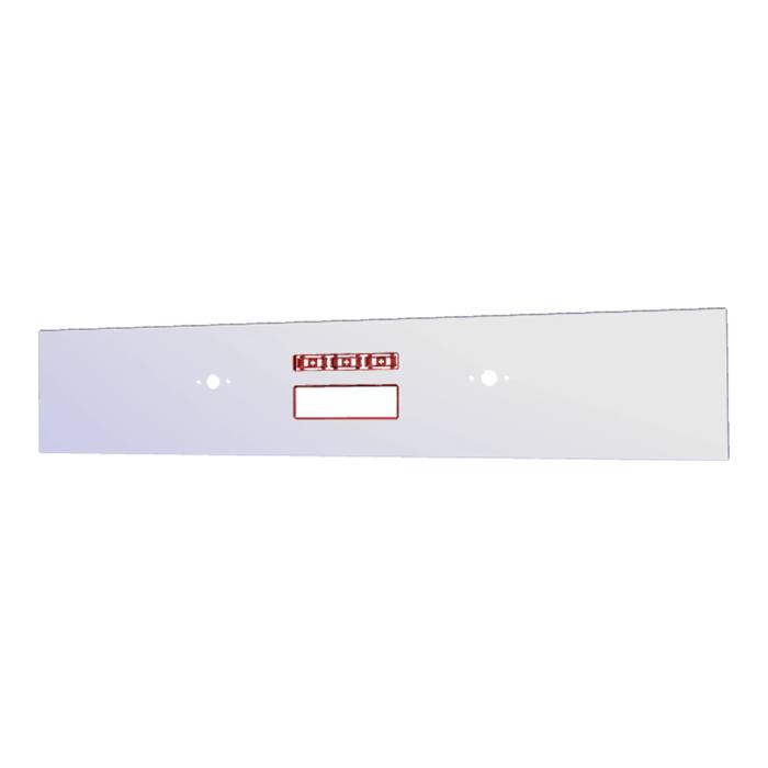 BEDIENBLENDE,INOX,60CM, HEXAGO