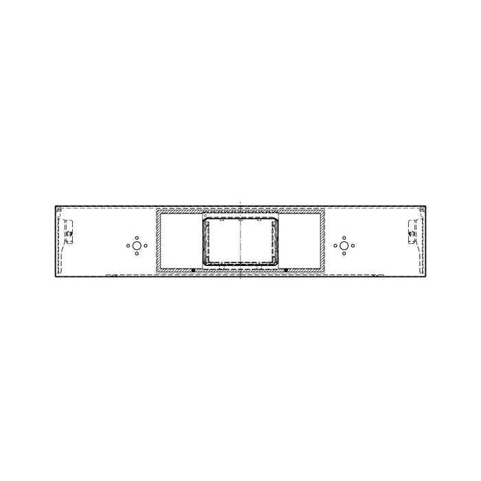control panel, black, 60cm, SET, 2K