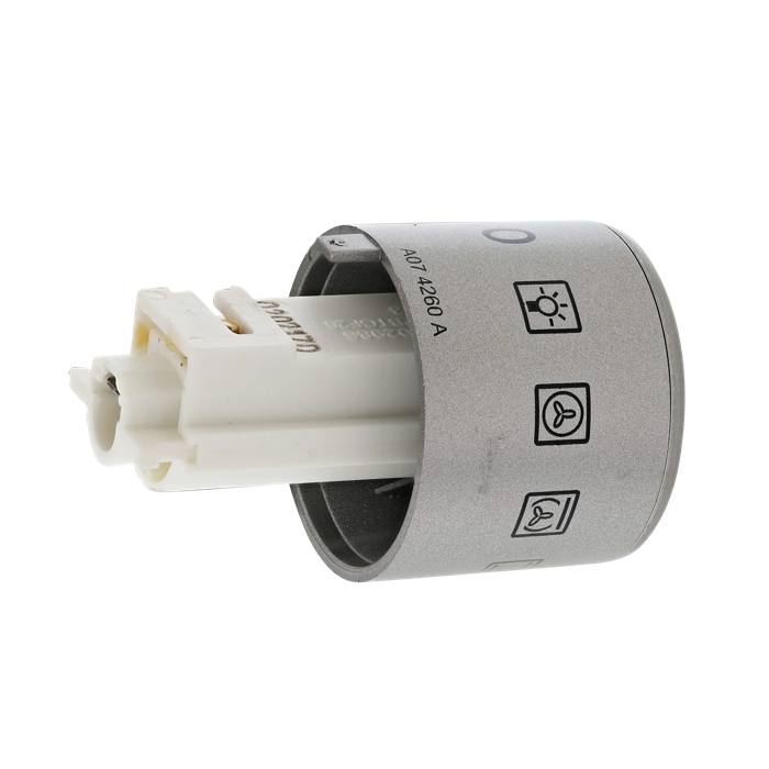 KNEBEL,FUNKTIONEN,INOX,9+0