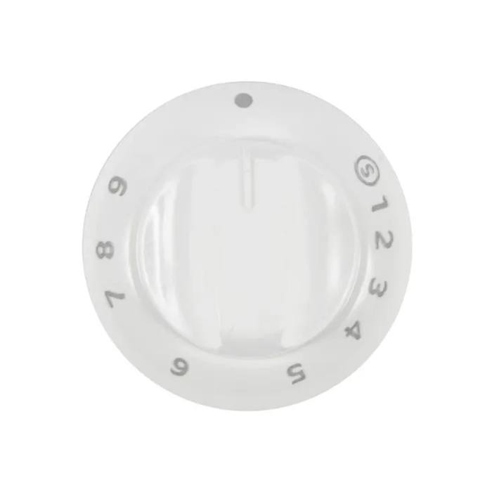 White Main Oven Control Knob