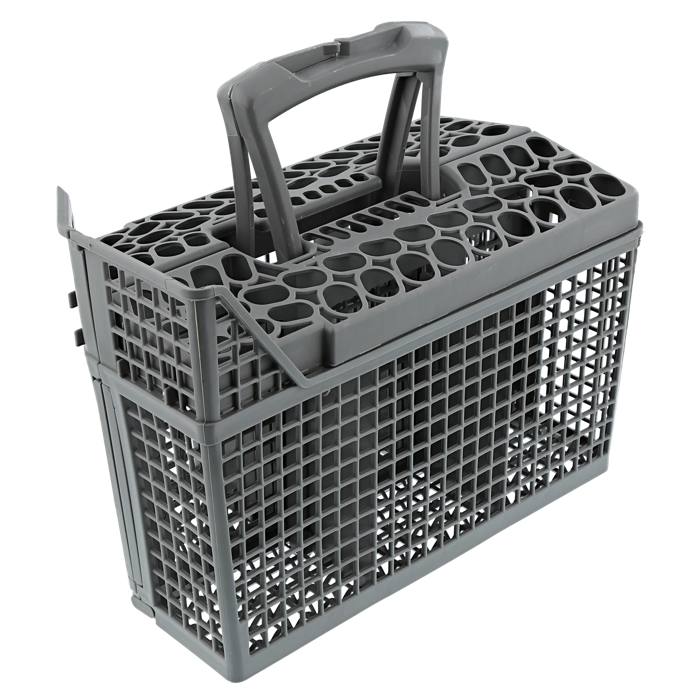 Astianpesukoneen ruokailuvälinekori, tummanharmaa