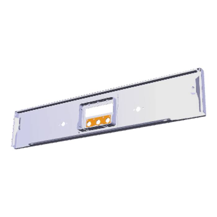 BEDIENBLENDE,INOX,60CM,2K,HEXA