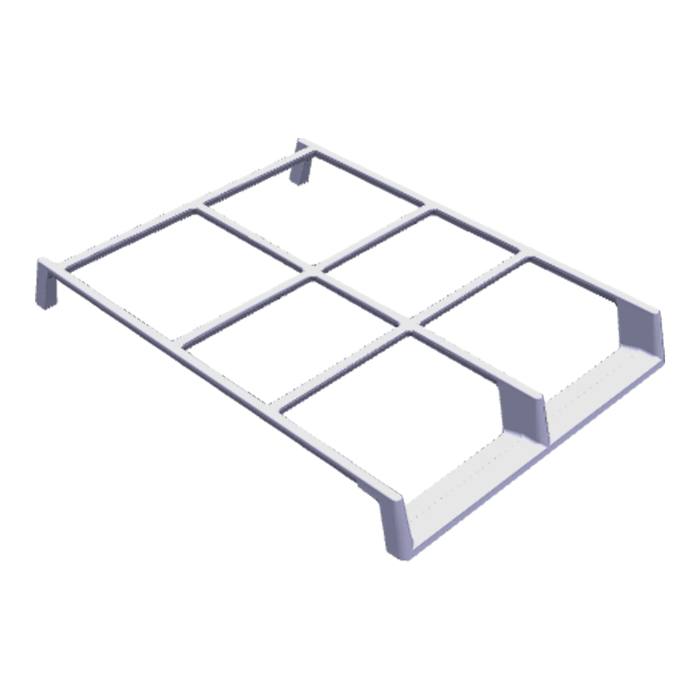 Grille,tôle du support,gauche