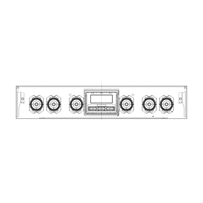Bedienblende,Inox,AEG,60cm,SET,6K