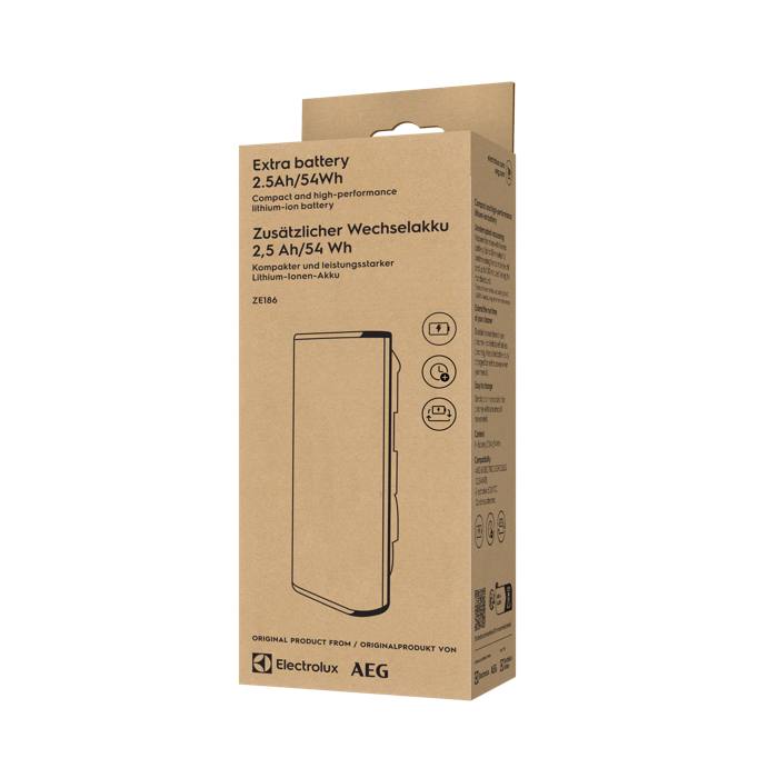 Extra battery 2.5Ah/54Wh