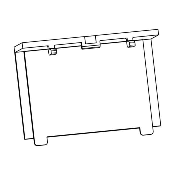 tapa bisagra,gris,7809, 50x75mm