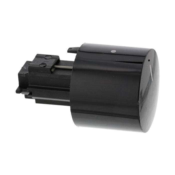 knob, thermostat, black