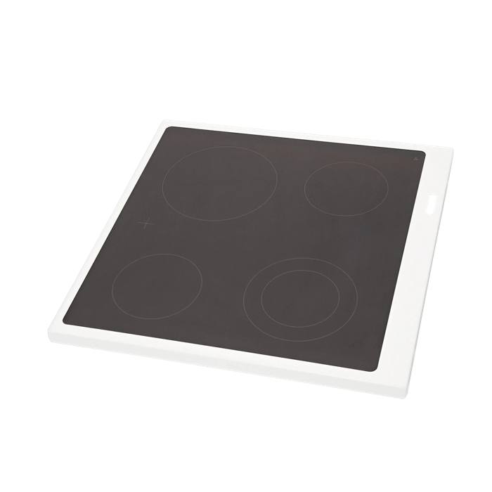 cooking top with frame,white,596x600mm