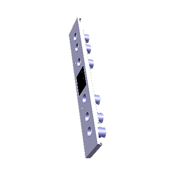 BEDIENBLENDE,INOX,60CM,UMPD,6K