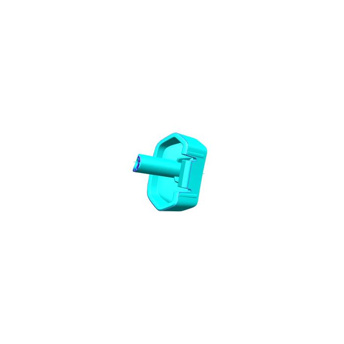 Bouton gauche de grille de filtre pour aspirateur cylindrique