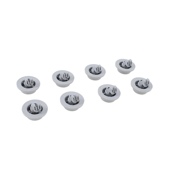 lower basket wheel, grey, kit, 8x
