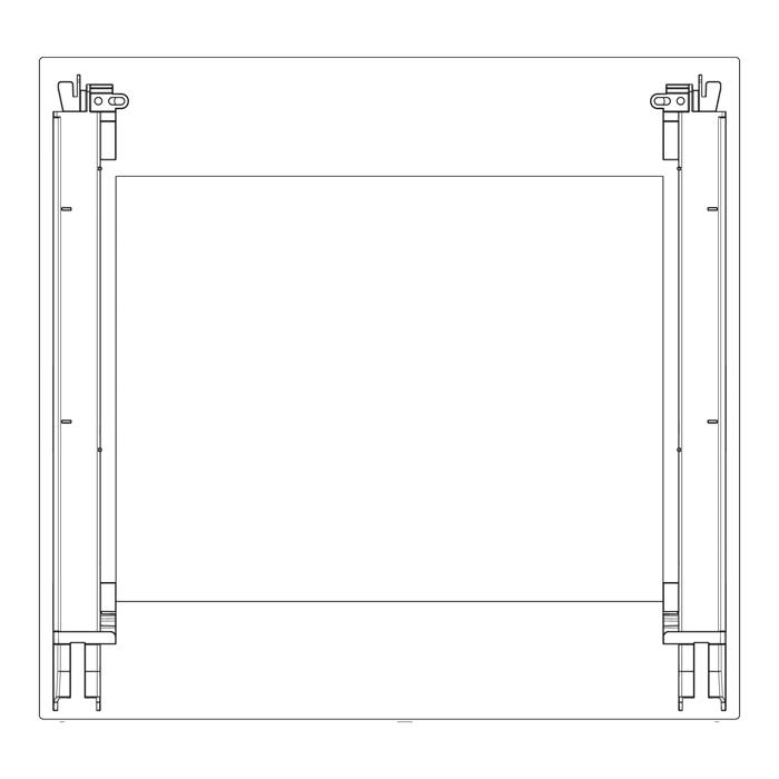 control panel, silver, 50cm,6K