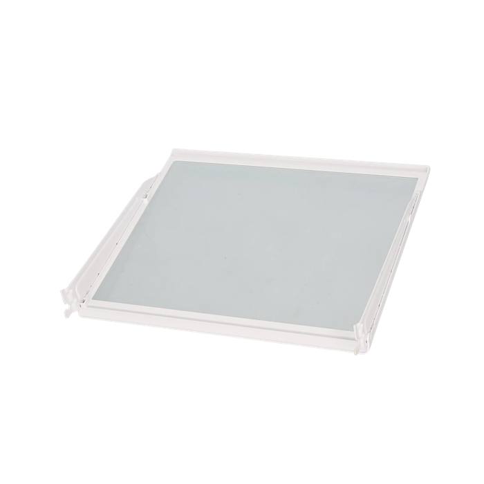 glass shelf, complete, neutral, 457x394.8mm