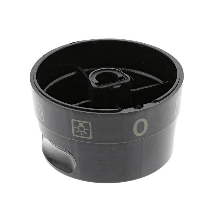 knob, function, black, 7+0