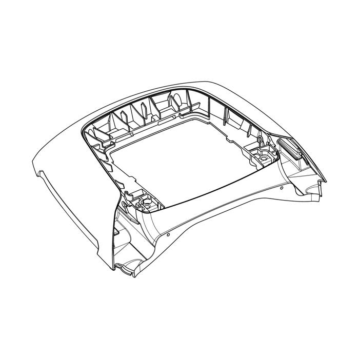 lid, rear, white