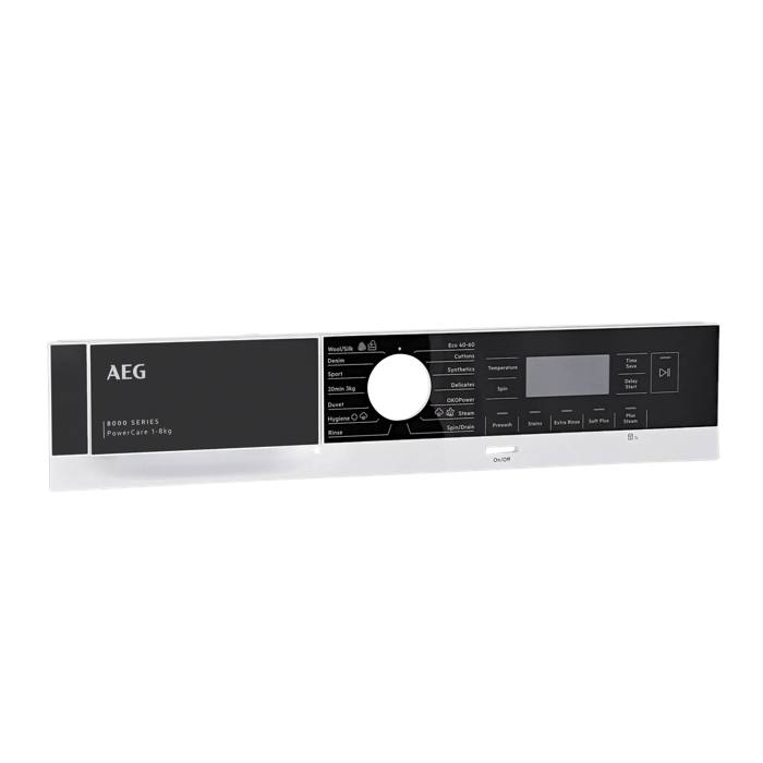 control panel, white, AEG, EN