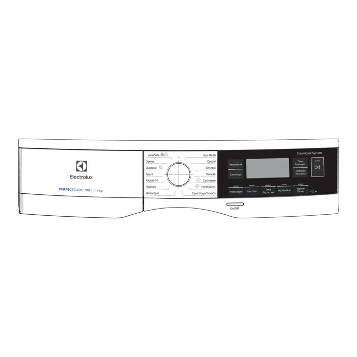 control panel, white, Electrolux, IT