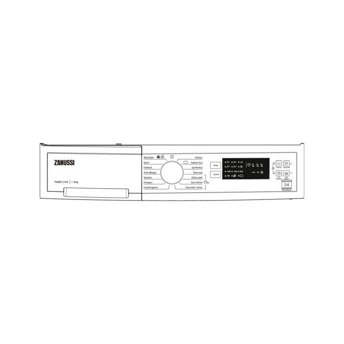 control panel, white, Zanussi