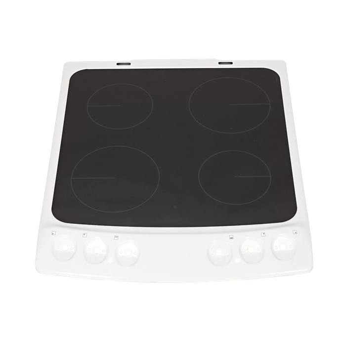 cooking top with frame,white,55cm