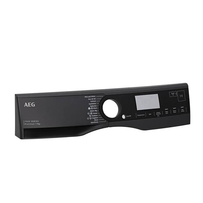 control panel, black, AEG, EN