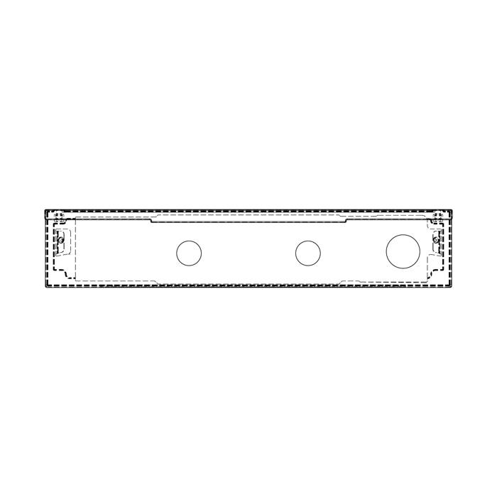 BEDIENBLENDE,INOX,60CM,SET,2K
