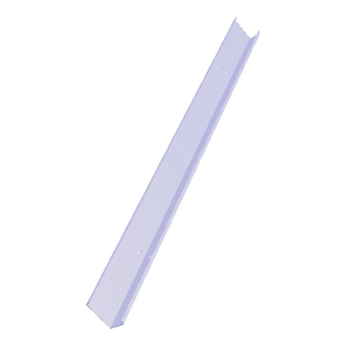 spacer, upper, white, meatl 548x38,5x20,6