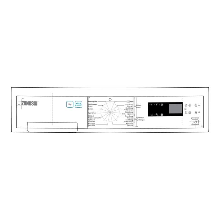 control panel, white, Electrolux