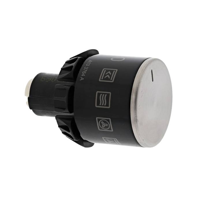 knob, function, black, 9+0