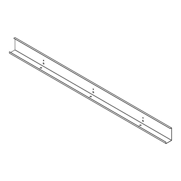 spacer, upper, silver, 548x38,5x20,6