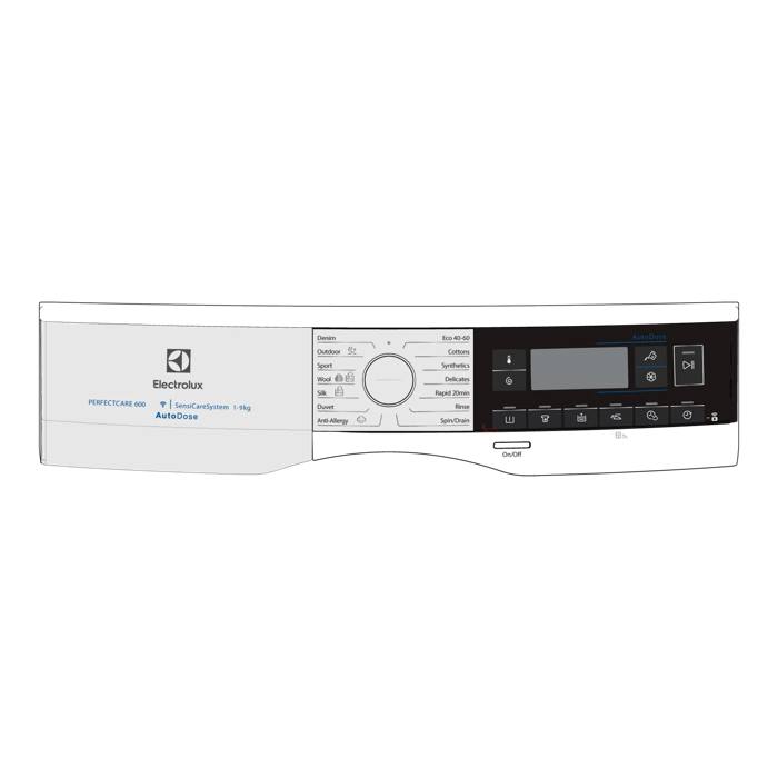 control panel, white, Electrolux