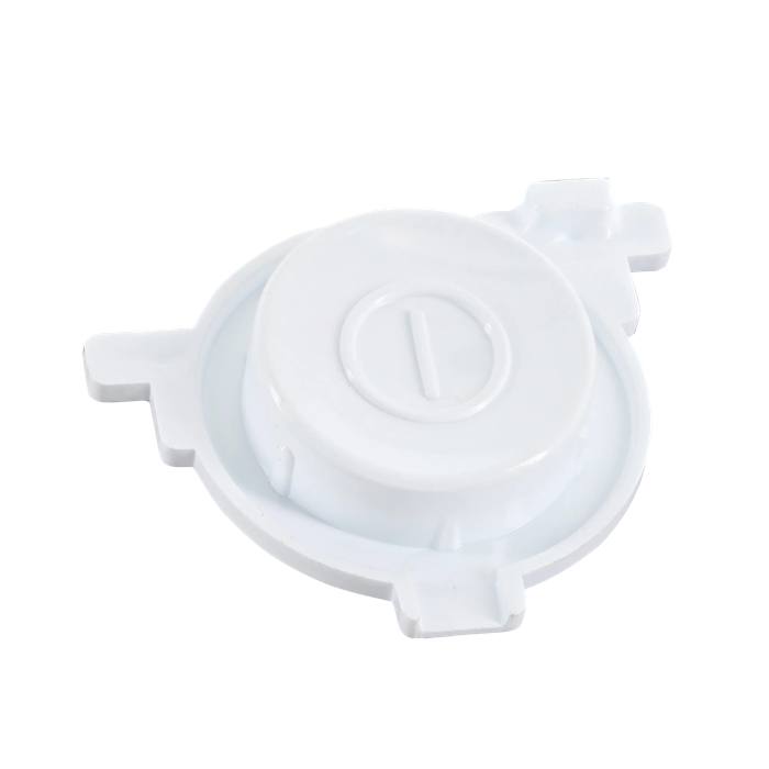 ON/OFF button, white, round, ON/OFF