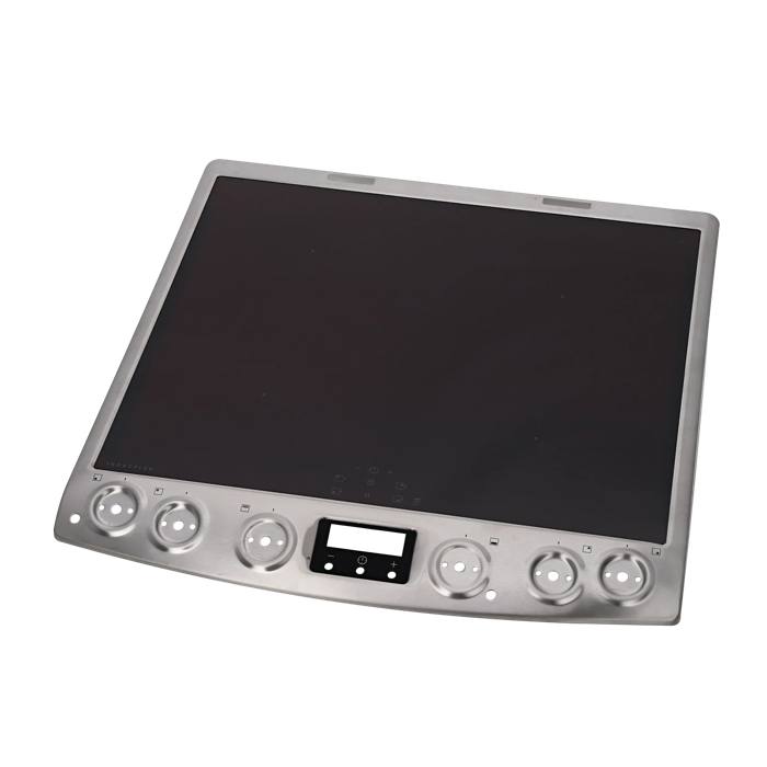 cooking top with frame, inox, 60cm