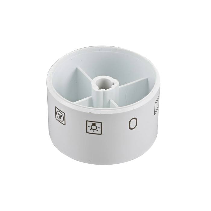 knob, function, white, 8+0