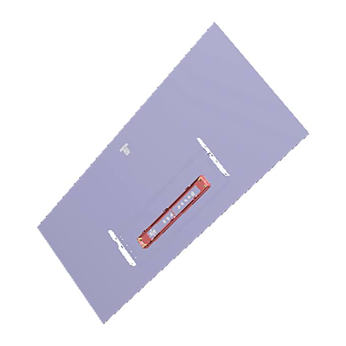 glass panel,upper,black,90cm ELX