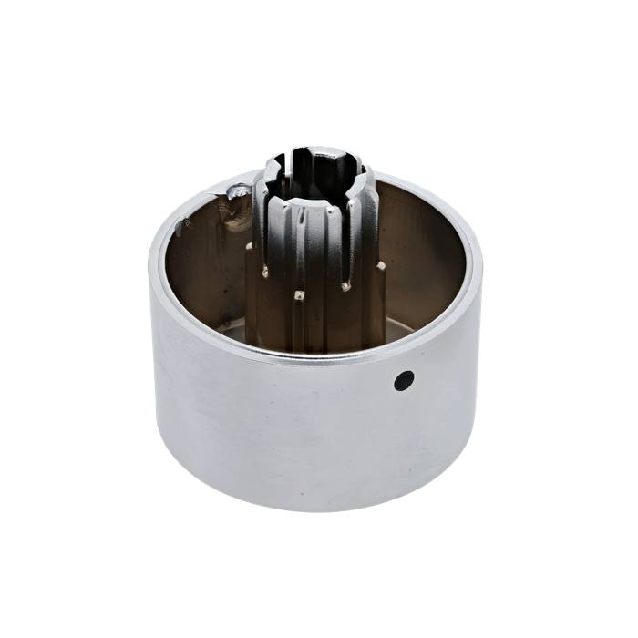 knob, chrome plated