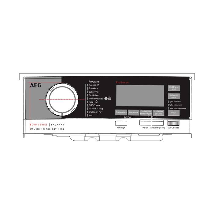 panel holder, white, AEG