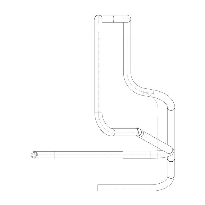 lämpövastus,haihd.kaukalon astia,putken,5mm,L=860mm