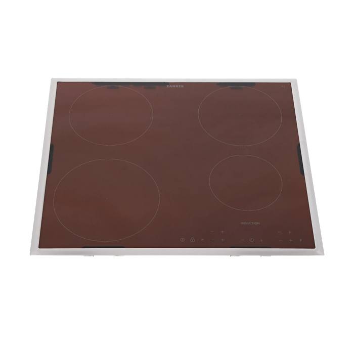 Glasplatte mit Rahmen,Inox,Zanker,576x506mm