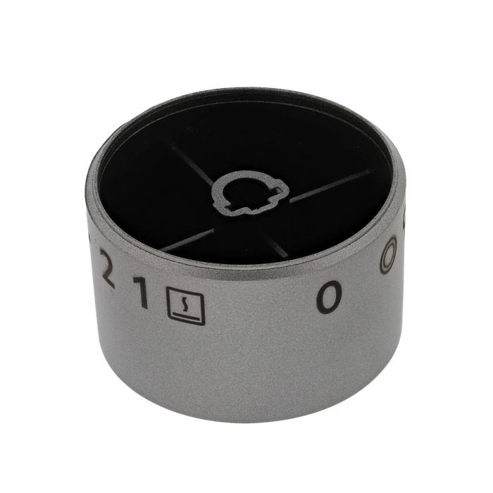 manopola, regolatore di energia doppio, inox, 9-0