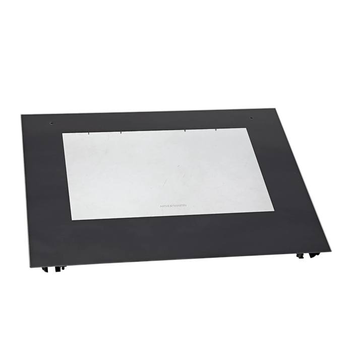 front glass, black, Arthur Martin, 594x465mm