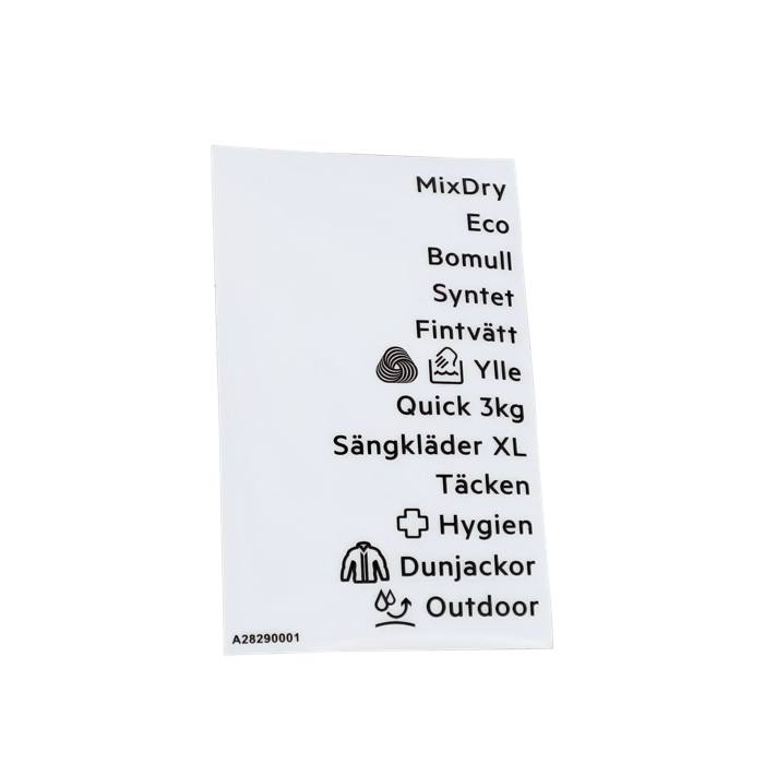 skylt program-, lim, SV