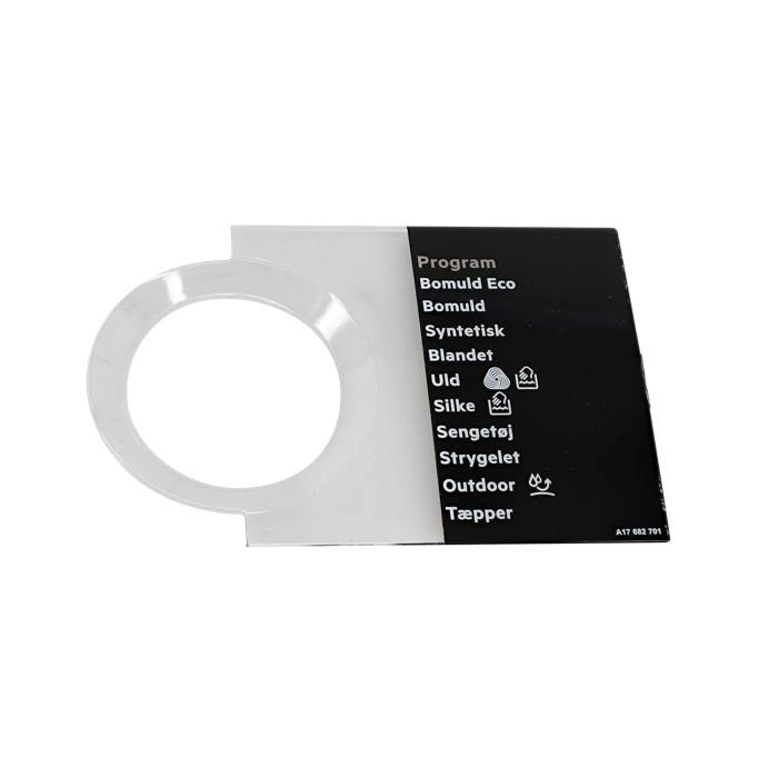 programme plate,knob,adhesive,DA