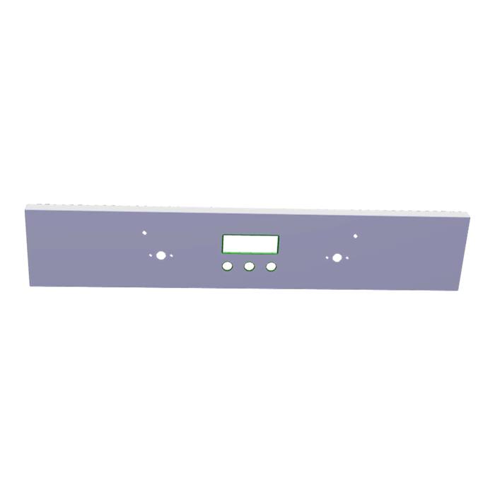 BEDIENBLENDE,INOX,60CM, SET, 2