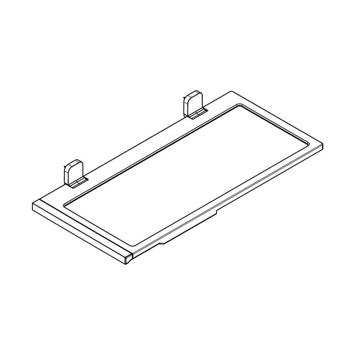 ripiano vetro, invertitore, assieme, 174x365.1mm
