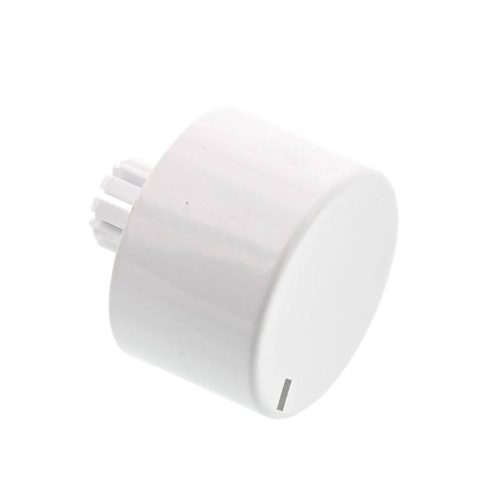 knob, white