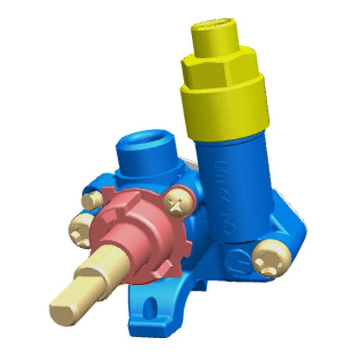 gaskraan, secundair , d=0.28 G25-25mbar