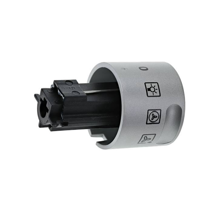 KNEBEL,FUNKTIONEN,INOX,9+0