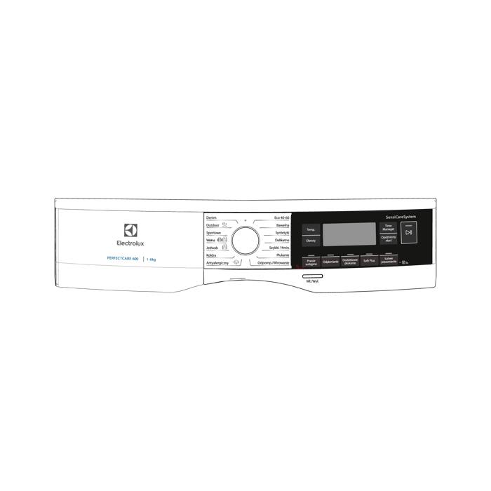 control panel,white,Electrolux,PL
