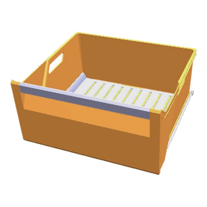 groentenbak, rol, neutraal, 7902,490x247mm